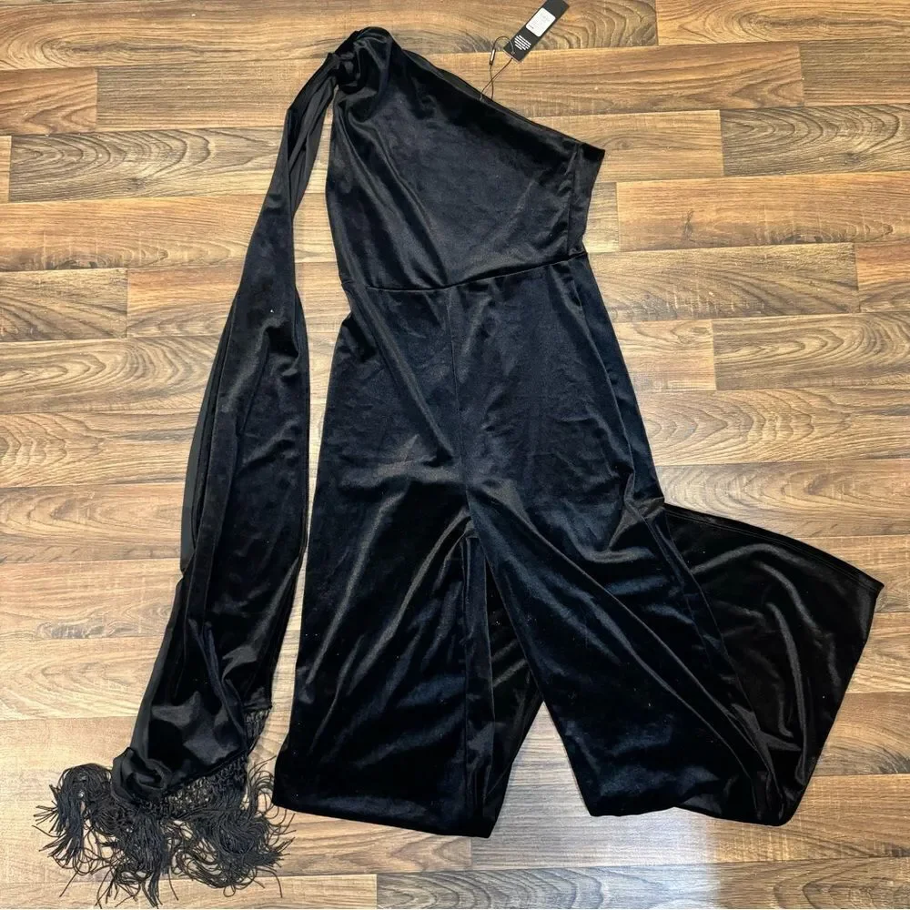 FN Fashion Fusion Velvet Jumpsuit